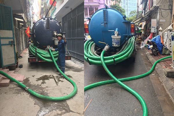 HÌNH ẢNH THI CÔNG HÚT BỂ PHỐT TẠI TP.HÀ NỘI